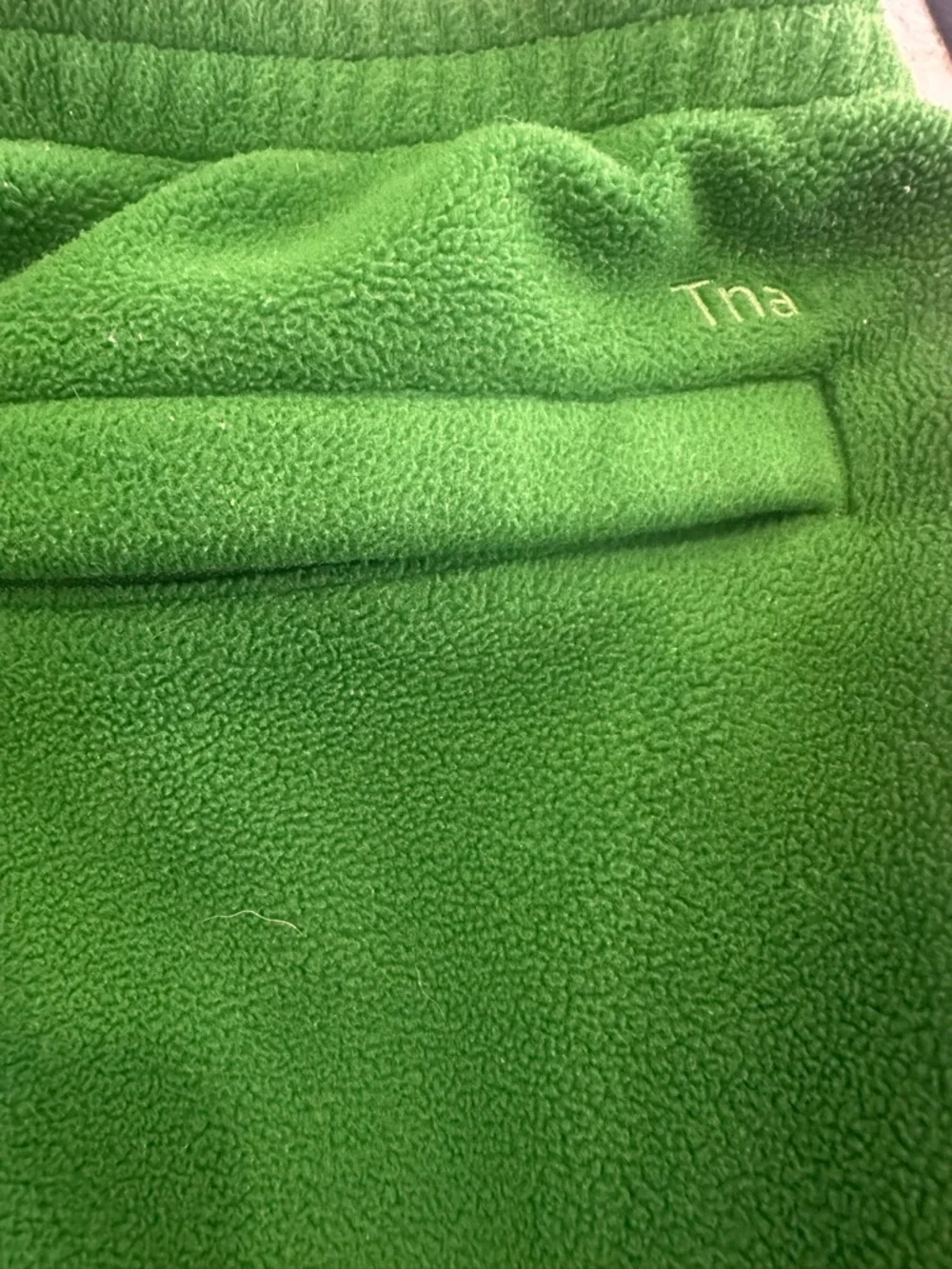 TNA Green Fleece Joggers Size Small